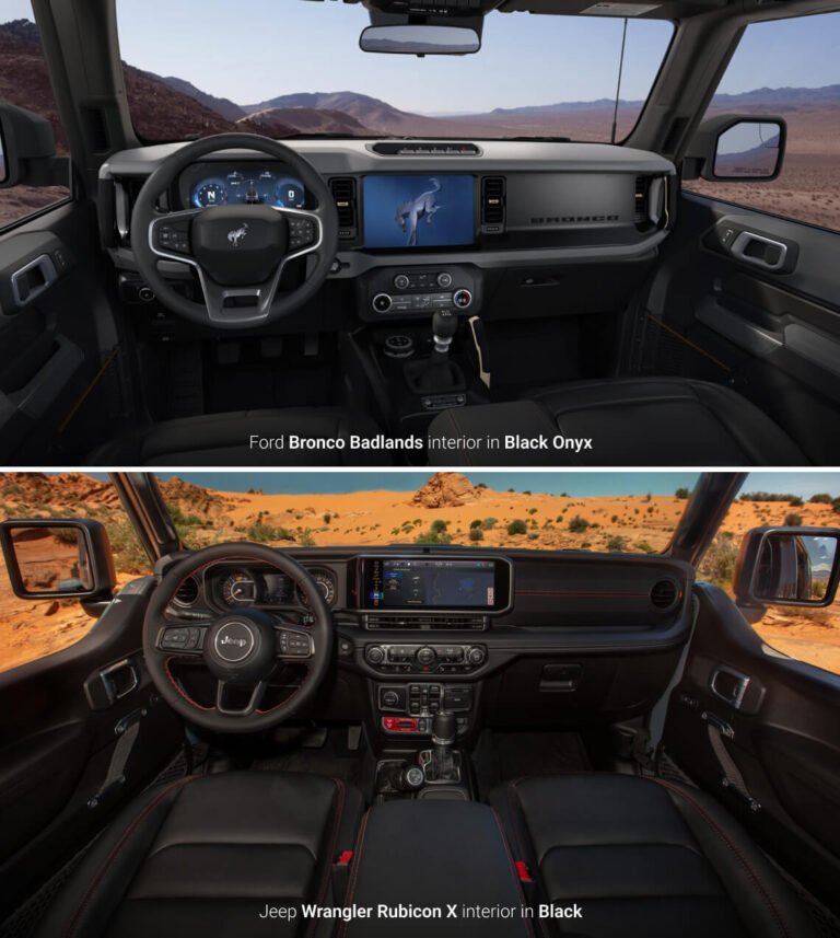 Jeep Wrangler Vs Ford Bronco