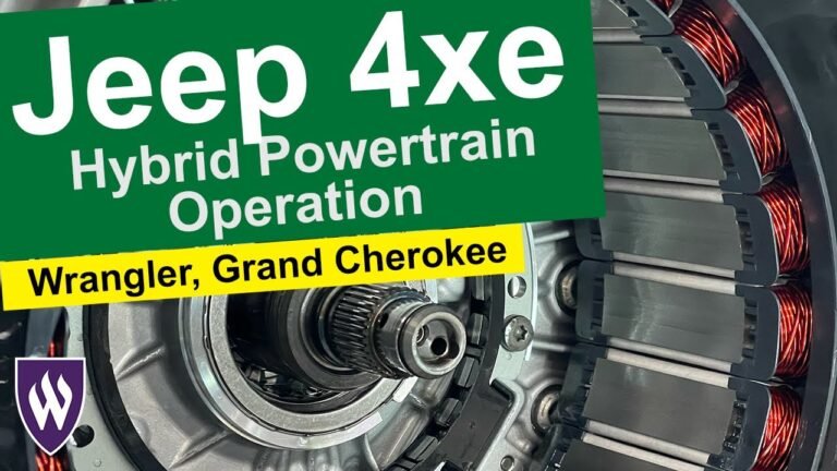 How Jeep 4Xe Hybrid System Works