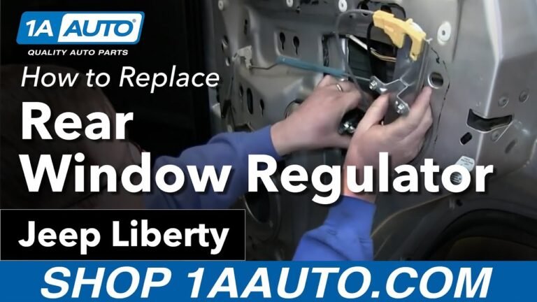 How To Replace Jeep Window Regulator