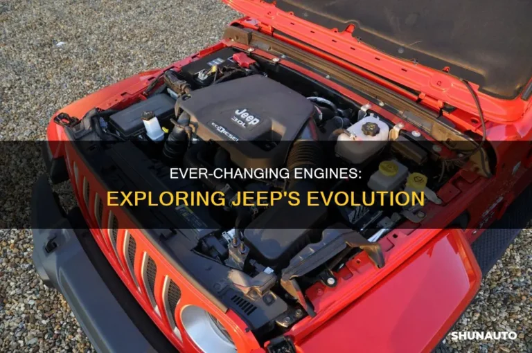 Jeep Engine Families and Generations Across Different Jeep Models